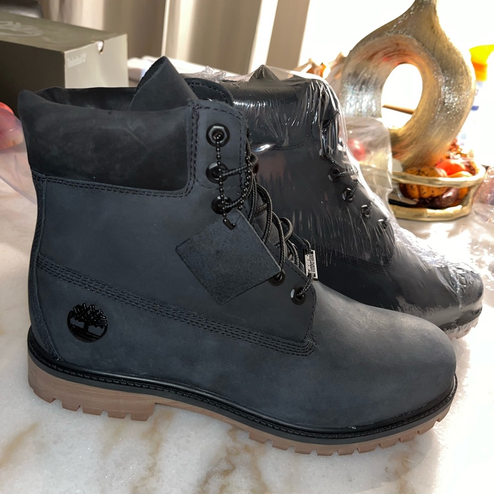 Black Timberland Boots